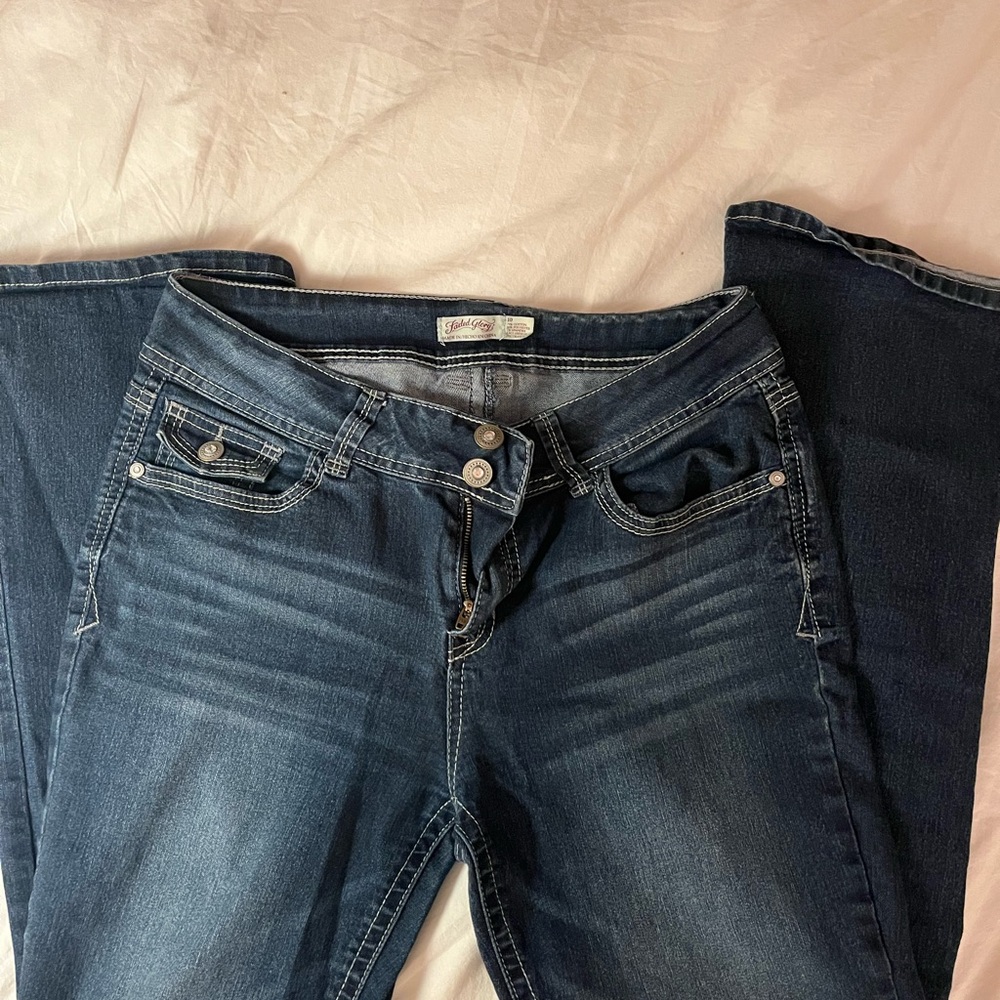 Women's Bedazzled Blue Jeans